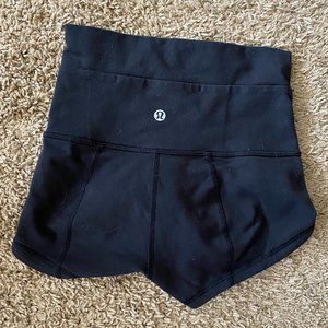 Lululemon High Rise Running Shorts